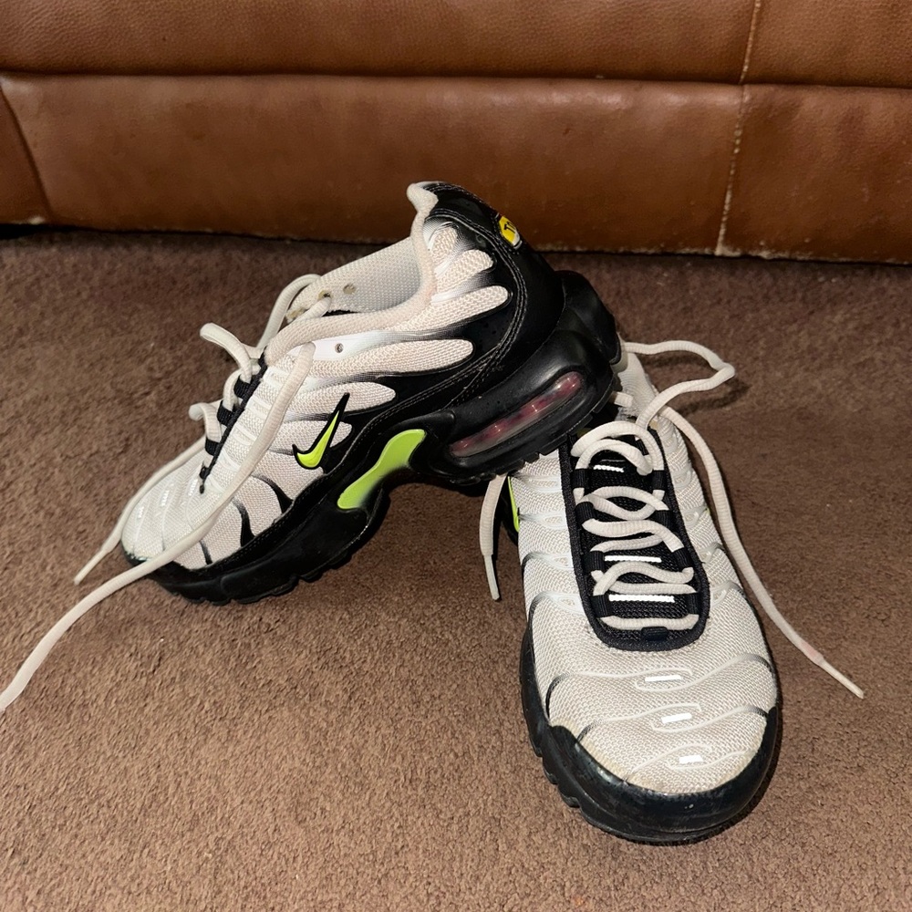 Nike Air Max White and Black with Neon Accents